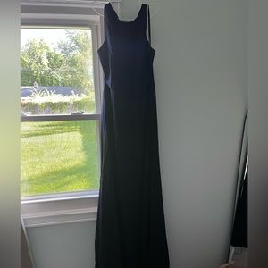 Dessy Group Midnight Navy Crepe Dress